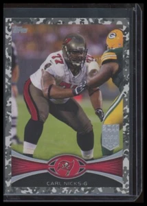 2012 Topps #424 Carl Nicks Camo #/399 - Picture 1 of 2