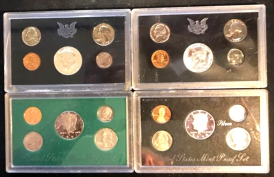 2- 1968 U.S. Silver Mint Proof Sets, 1-1997 U.S. Mint Proof &1-1996 Mint Proof - Image 1 of 4