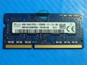 HP 15-f222wm SK Hynix 4GB 1Rx8 PC3L-12800S SO-DIMM Memory RAM HMT451S6BFR8A-PB - Picture 1 of 2