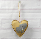Elephants Handmade Fabric Hanging Door Heart Sophie Allport Shabby Chic Gift 