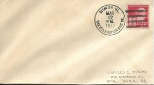 GLENVIEW IL Navy Reserve Aviation Base Branch PM 17 Mar 1942 - Picture 1 of 1