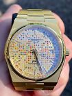 Dial Artist Ifl Custom Painted Dial Tissot Prx Powermatic 80 Gold 1 Of 1 Limited