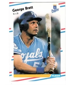 1988 Fleer George Brett Baseball Card #254 Mint FREE SHIPPING - Picture 1 of 2