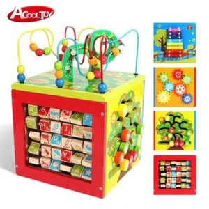 AC7610 5 Way Activity Cube With Turning Base - Picture 1 of 18