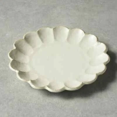 Assiette Kaneko Kohyo Rinka Mino Yaki Ware 24 cm assiette en porcelaine du Japon - Photo 1/3