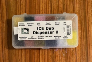 Hareline Dubbin Ice Dub II Dispenser, Dubbing, Fly Tying - Picture 1 of 1