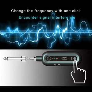 Système de moniteur audio sans fil UHF avec couplage automatique pour artistes - Zdjęcie 1 z 12