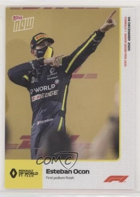 2020 Topps Now F1 /1270 Esteban Ocon #018 Rookie RC - Image 1 of 2