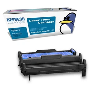 Refresh Cartridges Black Drum Type 9 Compatible With OKI Printers - Afbeelding 1 van 6