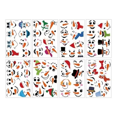 71pcs DIY Cartoon Stickers Water Bottle Cup Expression Stickers  Christmas - Image 1 of 4
