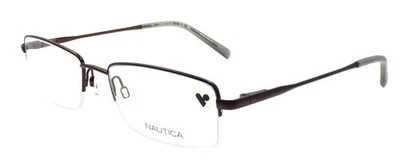 Monturas de gafas para hombre Nautica N7299 210 media montura 53-18-140 marrón satinado Foto 1 de 3