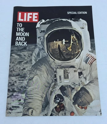 1969 LIFE Time Magazine Moon And Back Special Edition Landing NASA NO LABEL - Image 1 of 4