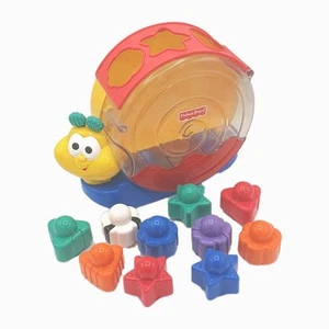 Fisher Price Musik Schnecke Motorik 11 teilig Kinder Baby Formen Spielzeug - Bild 1 von 6