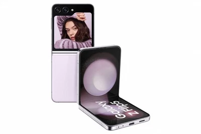 Samsung Galaxy Z Flip5 256GB lila 5G Android Smartphone 6.7" OLED 12MP Dual-SIM - Bild 1 von 4