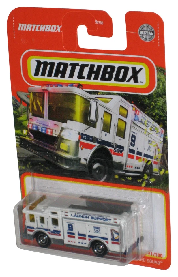 Camión de juguete Matchbox Metal (2022) Sky Busters Air Support Hazard Squad 91/100 Foto 1 de 1
