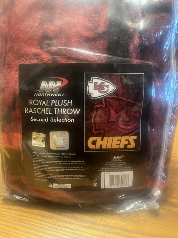 NFL Kansas City Chiefs Fleece Throw, 50 x 60-inches Cover
