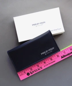 Philip Stein TESLAR Watch Wallet for manuals / extra Straps Bands Dk Navy Blue - Bild 1 von 5