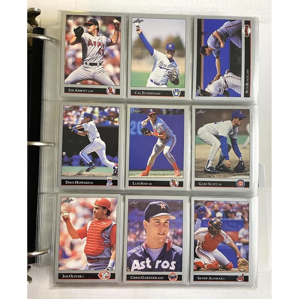 Juego de béisbol Leaf 1992 con novatos dorados recolectado a mano Foto 1 de 1