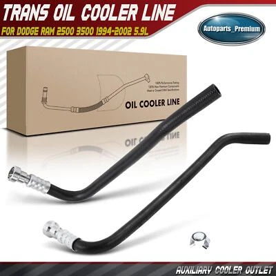2x Línea de enfriador de aceite de transmisión para Dodge Ram 2500 3500 1994 1995 1996-2002 5,9 L Foto 1 de 4