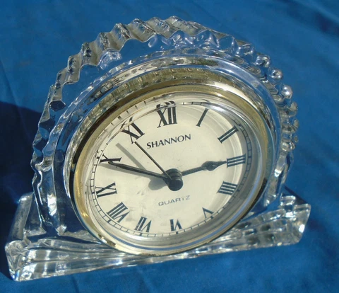 Clock Arched Shannon Movement Shannon Housing Mantle Desk Cover
