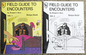 ~JUDGES GUILD~ Field Guide to Encounters * LOT Vol. 1 & 2 * D&D by Dragon's Byte