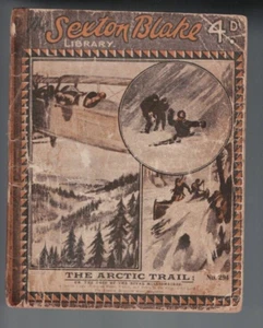 SEXTON BLAKE PULP FICTION , No.294 , THE ARCTIC TRAIL - Picture 1 of 1