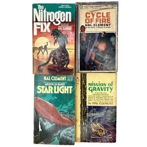 Sci Fi Paperback Books Hal Clement Starlight Nitrogen Fix Lot Of 4 Vintage - Picture 1 of 4