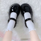 Lolita Mori Girls Patent Leather Flats Shoes Buckle JK Uniform School Shoes Cute
