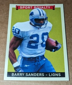 2008 Upper Deck Goudey 278 Barry Sanders Sport Royalty Black Back Short Print SP - Picture 1 of 2