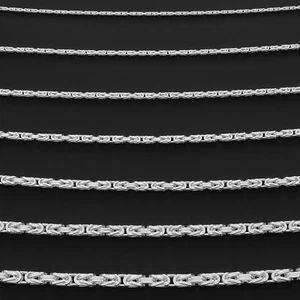 Königskette 925 Sterling Silber massiv -Länge Wählbar- Collier Halskette Armband - Bild 1 von 48