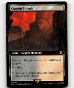 Magic The Gathering Canyon Slough (arte extendido) 482 - Universes Beyond: Doctor Who - Imagen 1 de 1