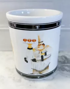 Cypress Home Jennifer Garant Cafe Chef Crock Utensil Holder - Picture 1 of 8