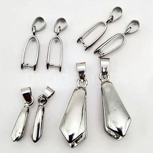 Großer versilberter Anhänger Kaution 18-25 mm Fundstücke 2-6 Stck. zum Selbermachen Schmuckherstellung - Bild 1 von 12