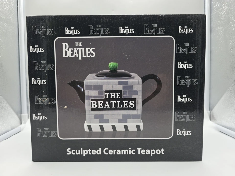 The Beatles-Abbey Road-Sculpted Ceramic Teapot 48 Oz NEW  - Image 1 of 4