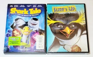 Shark Tale (DVD, 2005, Full screen) & Surf's Up DVD NEW SEALED  - Picture 1 of 4