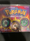 Hasbro Pokemon Battle Coin Game 3 Unikalne monety 1999 Fabrycznie nowe zapieczętowane