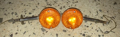 1980 1981 1982 1983 Kawasaki KZ550 LTD Left and Right Rear Turn Signals Blinkers - Image 1 of 2
