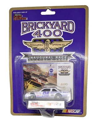 Brickyard 400 Inaugural Race 1:64 Racing Champions Diecast Chevrolet Lumina Car - Image 1 of 3