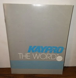 KayPro II Micro Computer La Parola Più Manuale Controllo Ortografico - 1982 Vintage - Foto 1 di 7