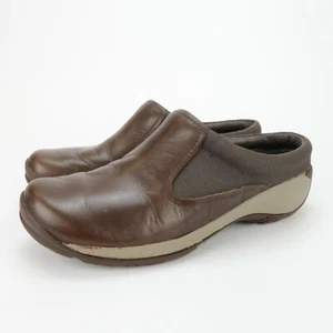 Zapatos mules Merrell Encore Q2 Slide Mesh para mujer de cuero marrón sin cordones talla 6 M - Imagen 1 de 12