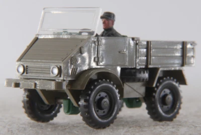 Wiking 1:87 Unimog A.S.S LKW MB 411 detailliert Olivgrau GK 370/7F CS 479/1K - Bild 1 von 4