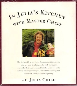 Julia Child IN JULIA'S KITCHEN WITH MASTER CHEFS cookbook Gift Quality paperback - Imagen 1 de 2