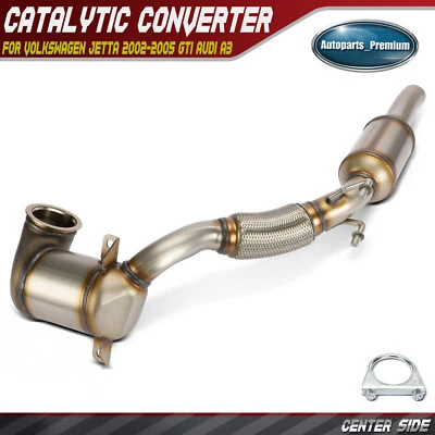 Center Side Catalytic Converter for Volkswagen Jetta 2019-2024 GTI Audi A3 2.0L - Image 1 of 4