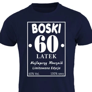 Boski 60-latek 60 lat Polska Koszulka Urodzinowa na 60 urodziny Polish Tshirt PL - Bild 1 von 15