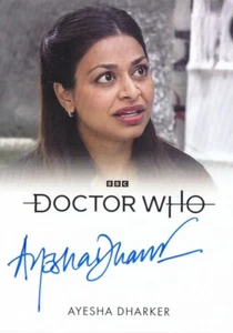 DOCTOR WHO SERIE 5 - 7 - AYESHA DHARKER (SOLANA MERCURIO) FB AUTÓGRAFO VL - Imagen 1 de 1