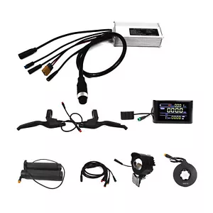 E-bike 36V-52V 28A 750W 1000W SineWave Controller&Display+Handle+PAS+Light Set - Bild 1 von 12