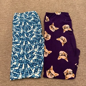 LuLaRoe TC Lote Leggings Mujer Alto Curvilíneo Gatitos Unicornio Nerd Lunares Gafas - Imagen 1 de 14