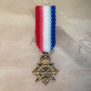 1914-15 Star Medal | Miniature | WWI | WORLD WAR ONE - Picture 1 of 3