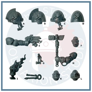 Salamanders Upgrades - Single Bits - Space Marines - Warhammer 40,000 - Picture 1 of 13