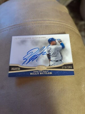 2013 Topps Tier One Crowd-Pleaser Blue Ink /206 Billy Butler #CPA-BBU Auto - Image 1 of 2